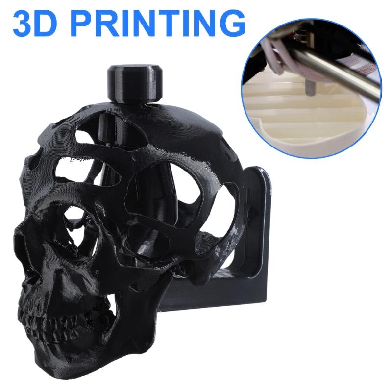 Stojan na helmy 3D tvar lebky Stojan na helmy Halloweenová dekorace Stojan na vystavení Držák na helmy pro motorkáře Stojan