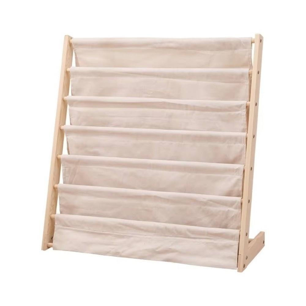 Multi-Layer Children Bookshelf Solid Wood Book Case Household Book Storage Rack  For Kids Storage