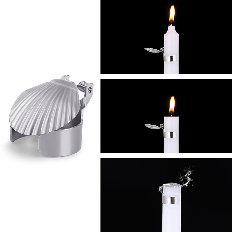 Shell Shape Candle Snuffer Automatic Fire Extinguishing Wick Flame Snuffer Extinguisher For Putting Out Candle Flame Safely
