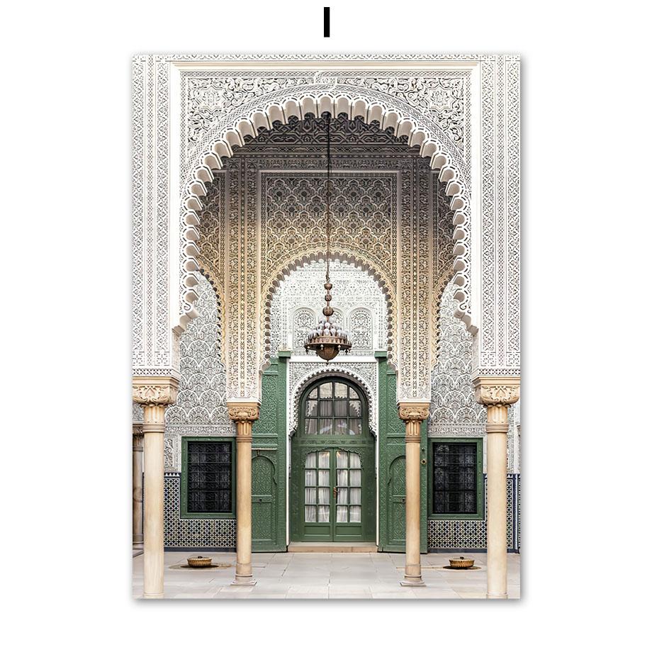 Strand Wellen Palme Garten Bogen Goldene Blätter Nordic Poster Wand Kunstdruck Leinwand Malerei Home Decor Bilder Für Wohnzimmer