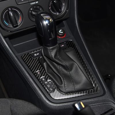 For LAVIDA 2015 2016 2017 Carbon Fiber Car Styling Sticker Auto Gear Box Panel Cover Trim Interior Decoration Cover Trim Frame