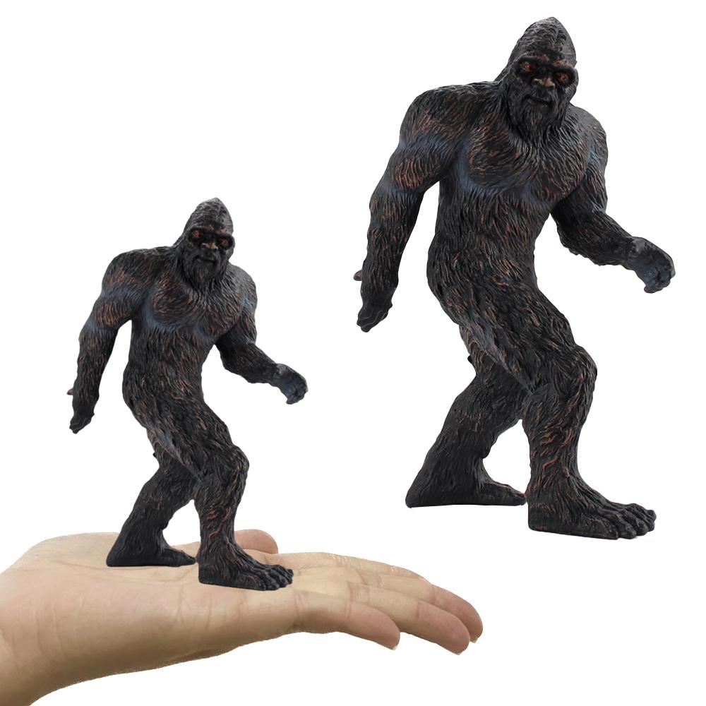 Wild Man Model Toys Ape Man Figurines Miniature People Figures Plastic Toys for Children Kids Gifts Desk Decor Collectible Games