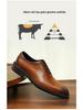 VIP Exclusive Men's Brown Leather Oxford Shoes - Summer Wedding & Business Formal Square Toe British Style