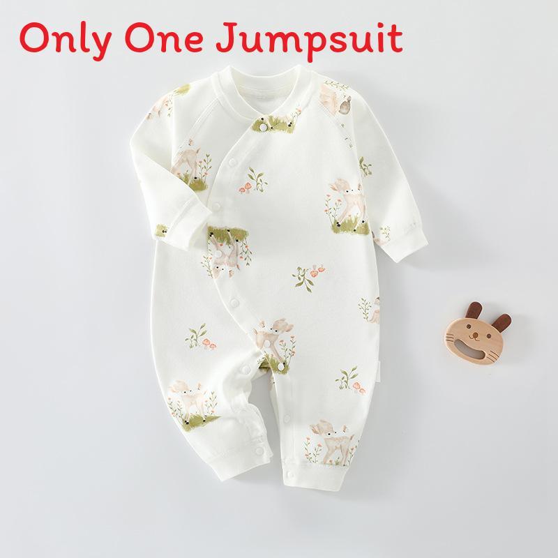 Newborn Cotton Baby Romper With Antibacterial Fabric Long Sleeve For Spring Autumn Infa
