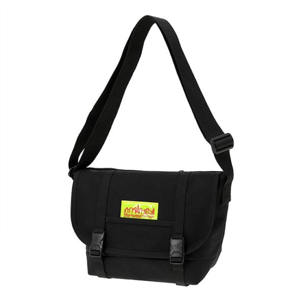 

Genuine Product Messenger Bag MP1605JRREF Casual Messenger Bag Reflective Yellow Label Black [Manhattan Portage] [Official] чорний