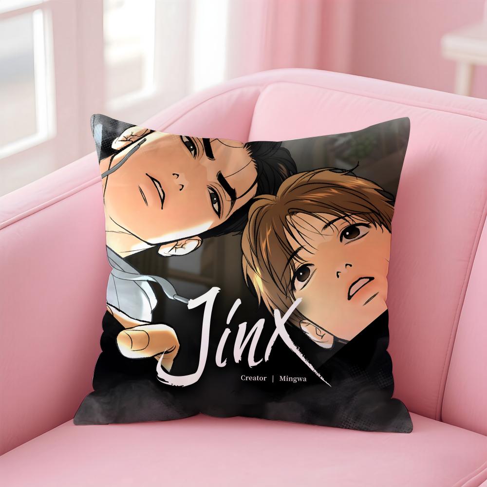 J-JINX Bl Comics Cushion Cover Comfortable Reversible Pillow Cover Ideal For Car Sofa Bedroom & Beyond