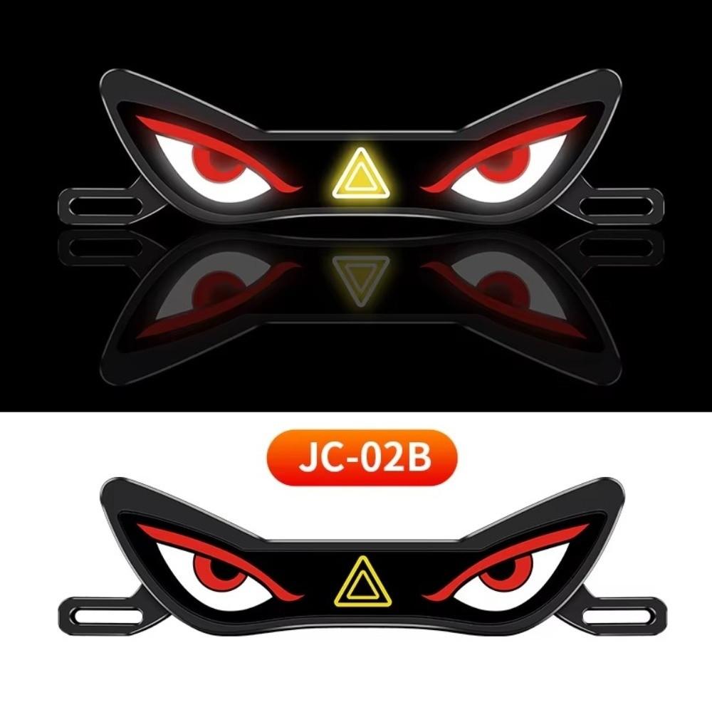 Strobe Mode LED License Plate Light Waterproof Rear Warning Lamp E-Bike Accessories
