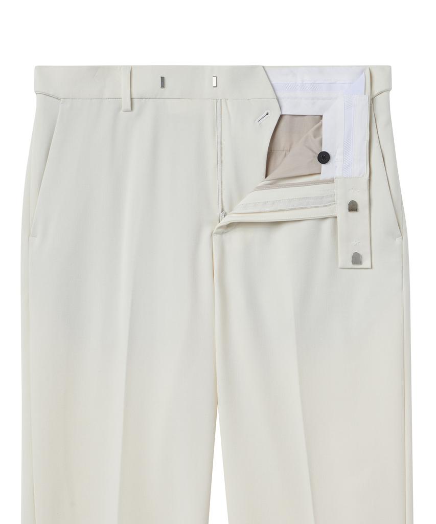 MUSINSA STANDARD Straight Hidden Banding Slacks [Cream]