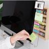 New Computer Monitor Notes Monitor Message Board Screen Memo Board Computer Sticky Note Holder Message Memo Panel for Office