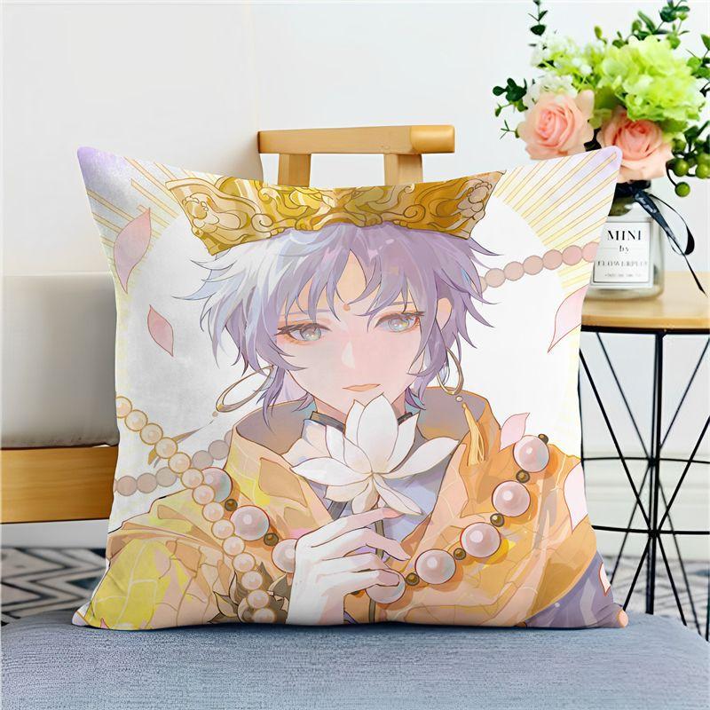 Wuhua Peripheral Game Two-dimensional Double-sided Dormitory Nap Bedside Pillow Animation Pillow Cushion Birthday Gift Pillow