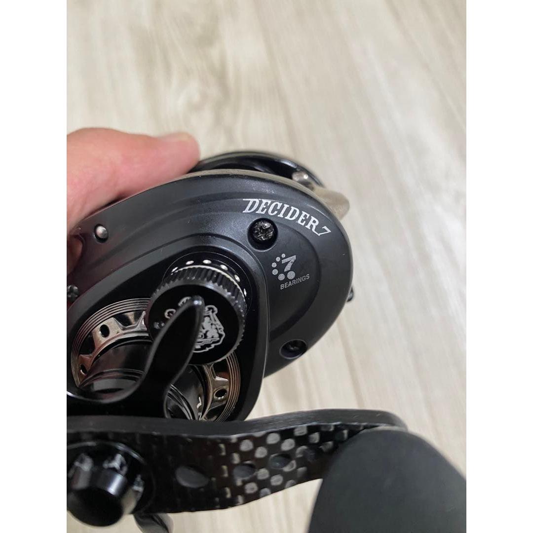 Used Abu Garcia Decider 7 Baitcasting Reel Left Hand