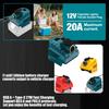 MultiGadget Car Charger Converters Overload Protections Simple Setups Compatible for 18/20V Batteries Power Tool