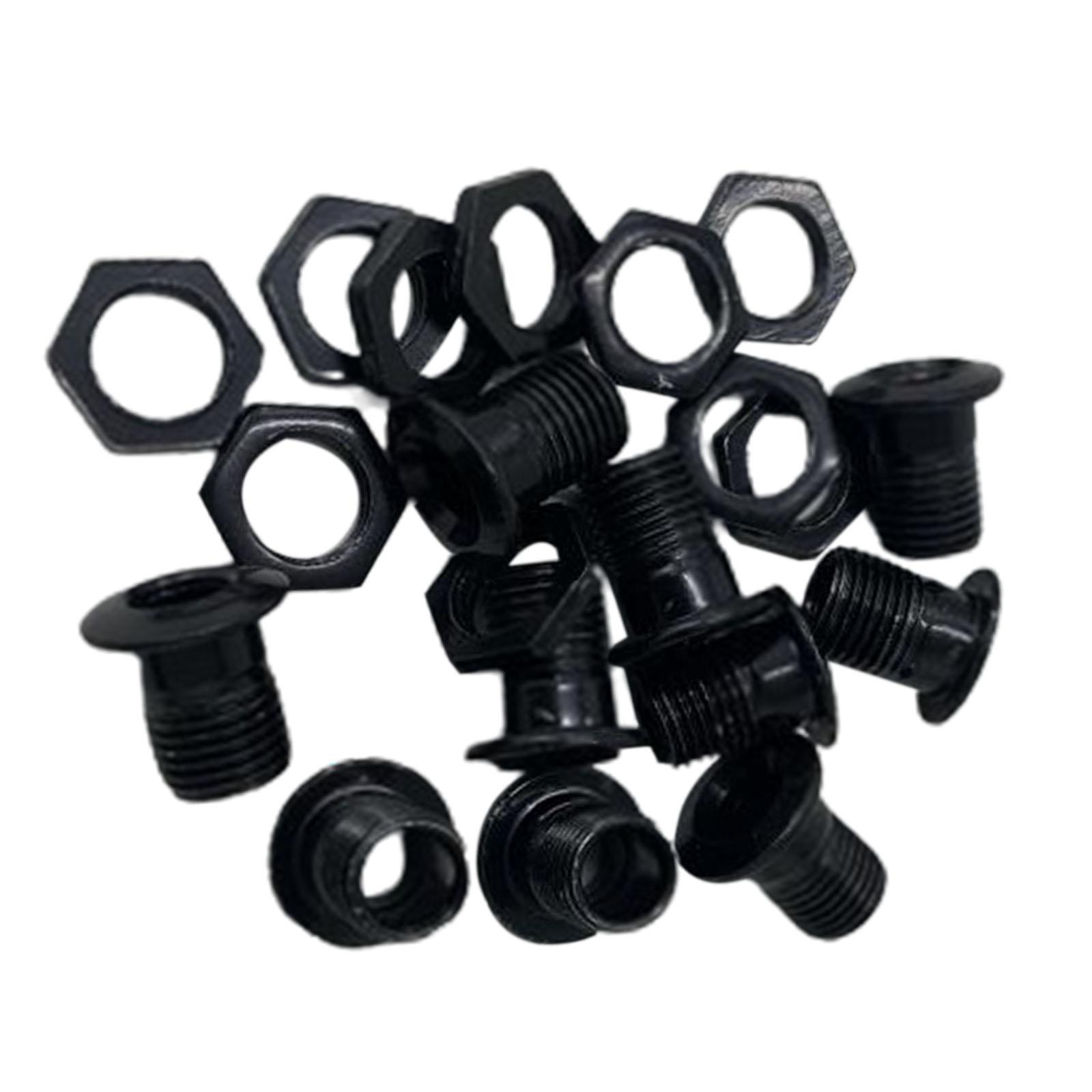 

10x Drum Air Vent with Nut 1/2 Tom Snare Drum Parts Gear Drum Part Drum Kit чёрный