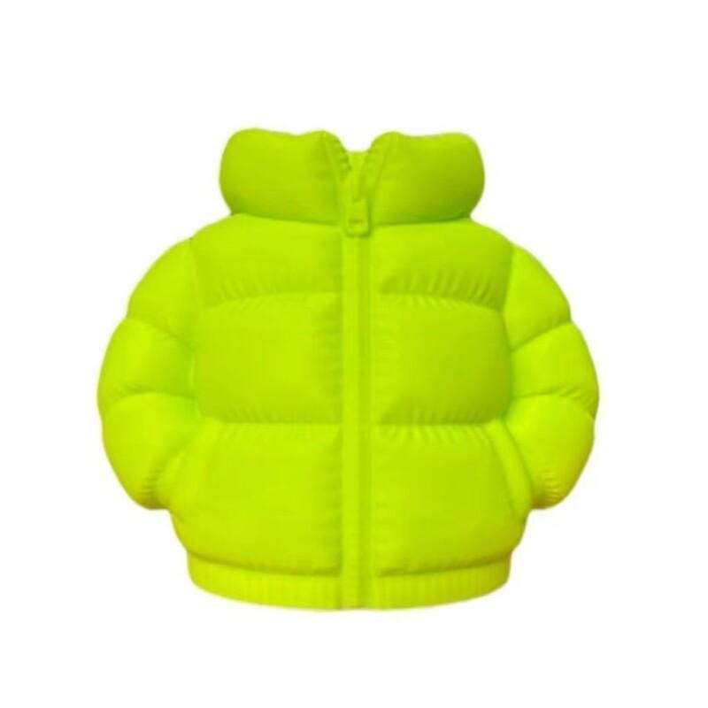 3D Puffer Jacket Shaped Pen Holder Creative Stand Up Desk Storage Pouch Cute Office Stationery Organizer Box For Home