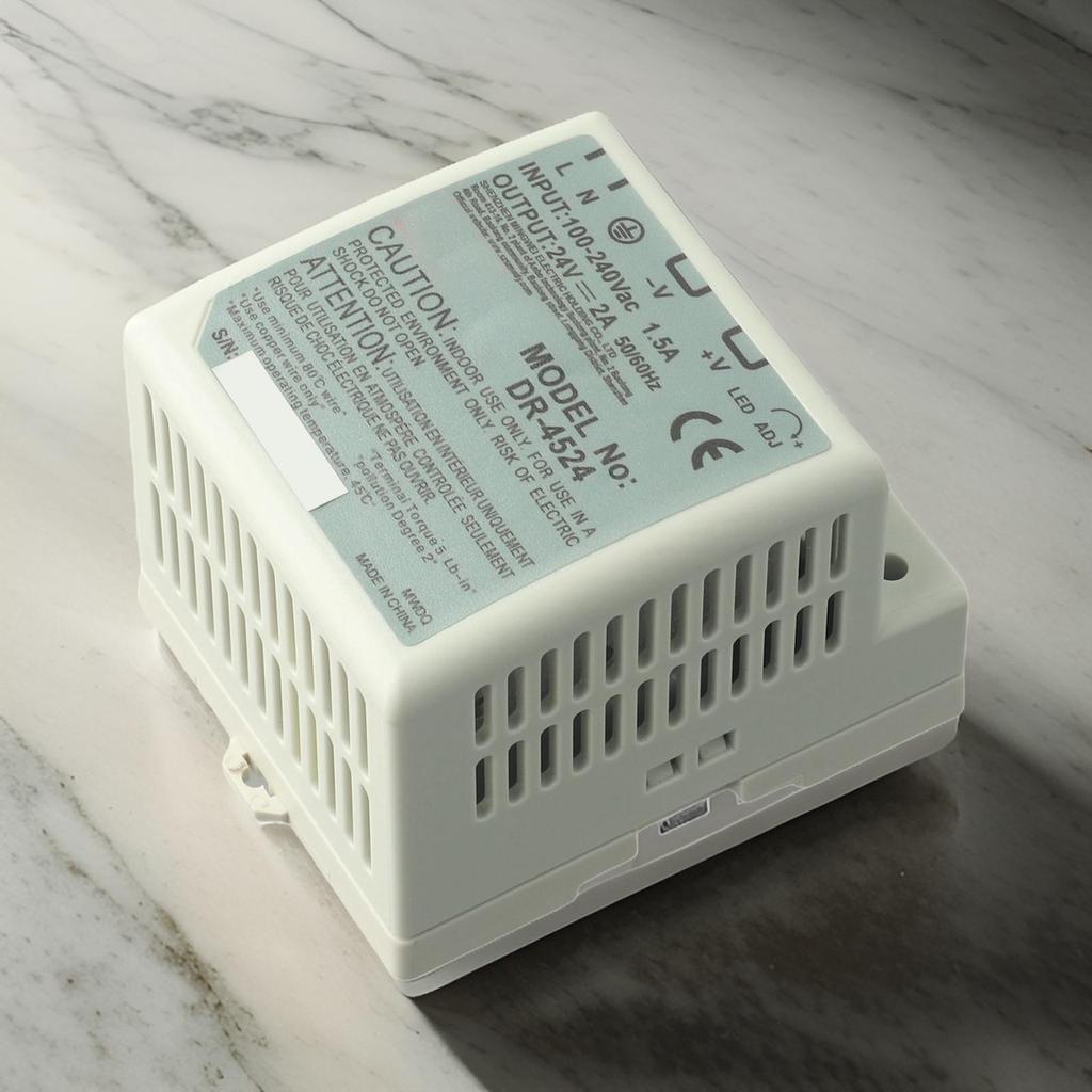 Switching Mode Rail Power Supply Multiple Protections Power Supply Single Output 24V DR-4524 Din Rail Switching