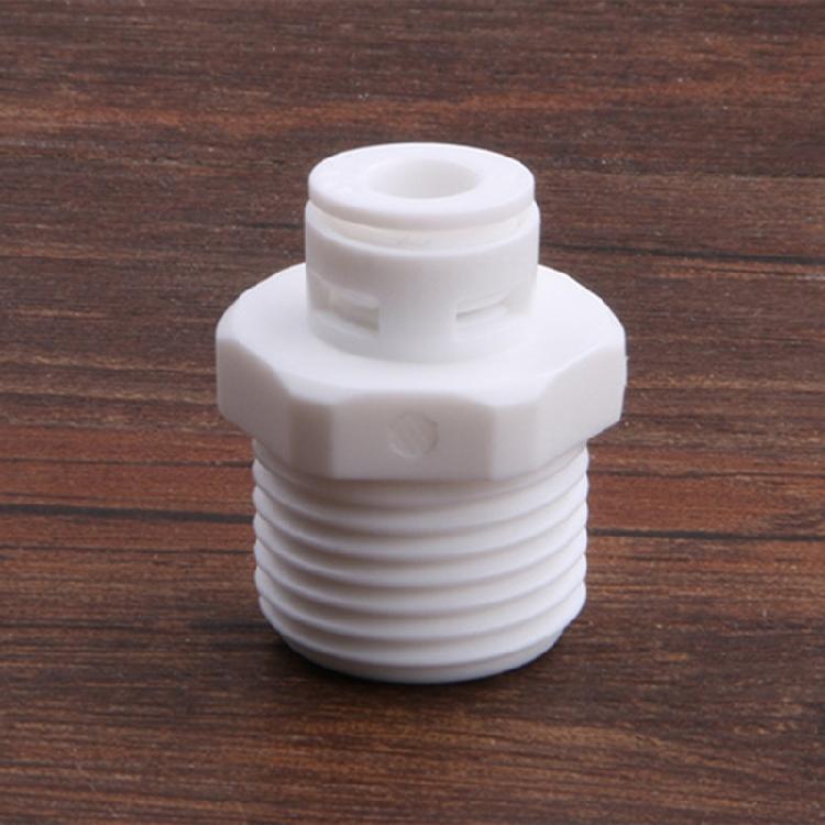 10 Pcs 1/2" Thread Male To 1/4" Quick Connect for RO Water Systems Purifiers