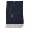 HERMES [Excellent condition/Domestic genuine] Pocket cargo cashmere Scarf IndigoUsed