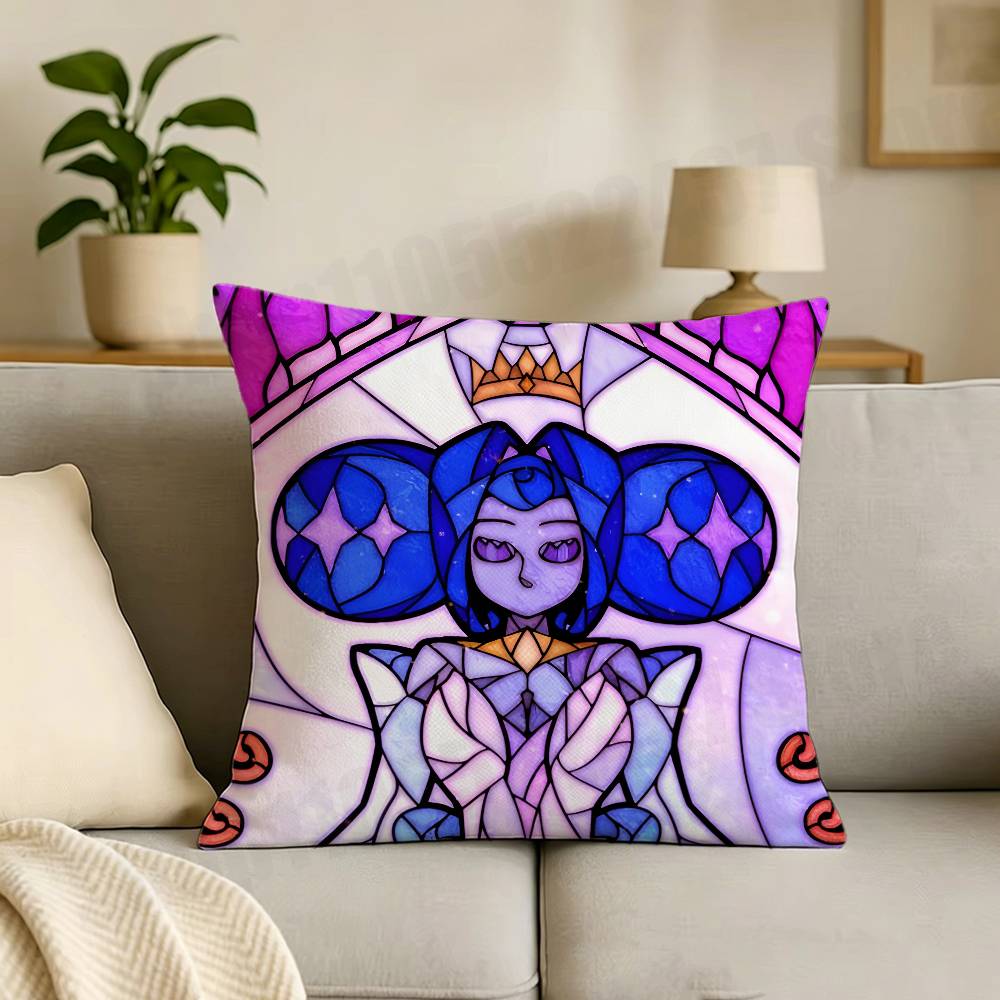 Cartoon KKnights of GGuinevere Cartoon Printing Pillowcase Customized Pillow Cover for Sofa Home Decor