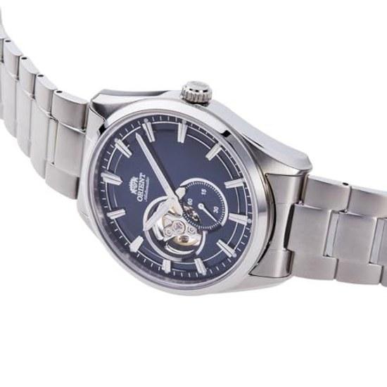ORIENT Automatic Mechanical Watch Contemporary Semi-Skeleton Domestic Manufacturer Warranty Open Heart RN-AR0002L Mens Navy