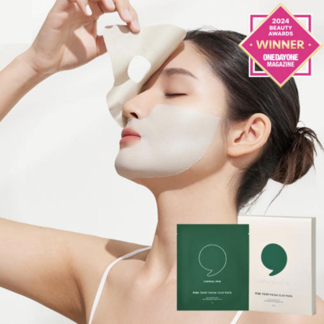 

[Comma, nine] Pore Tight Facial Clay Pack 1box(4ea)
