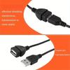 3.3ft USB 2.0 A Male To A Female Data Sync Black Charger Extension Cable Cord USB A for PC Laptop Keyboard Extender Cord