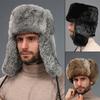 Soft Fur Bomber Hat Winter Warm Winter Russian Fur Hat Fashion Ski Cap