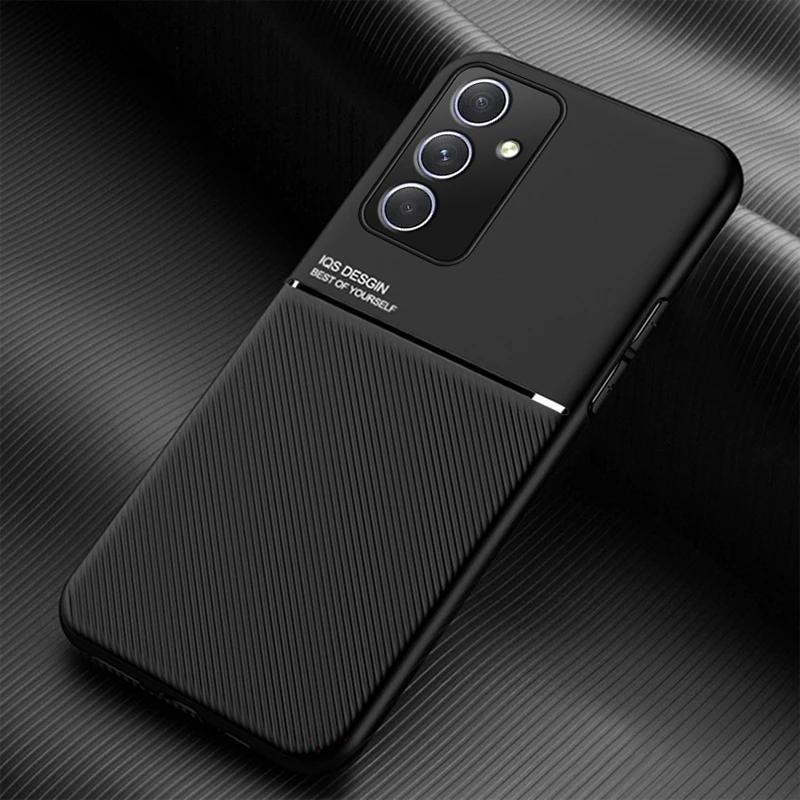 Luksusowe antypoślizgowe etui do Samsung Galaxy A55 35 25 15 05 73 72 54 53 52 34 33 32 24 23 22 4G 5G Wbudowany uchwyt samochodowy Magnetyczne Fundas