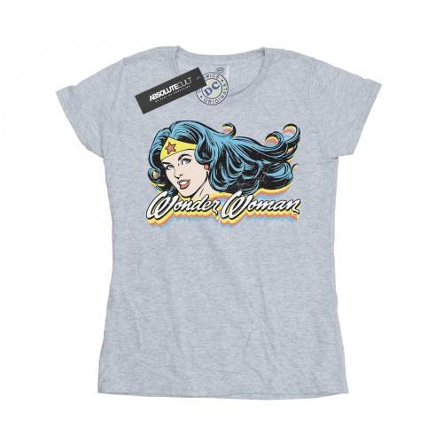 

DC Comics Womens/Ladies Wonder Woman Smile Cotton T-Shirt XXL білий