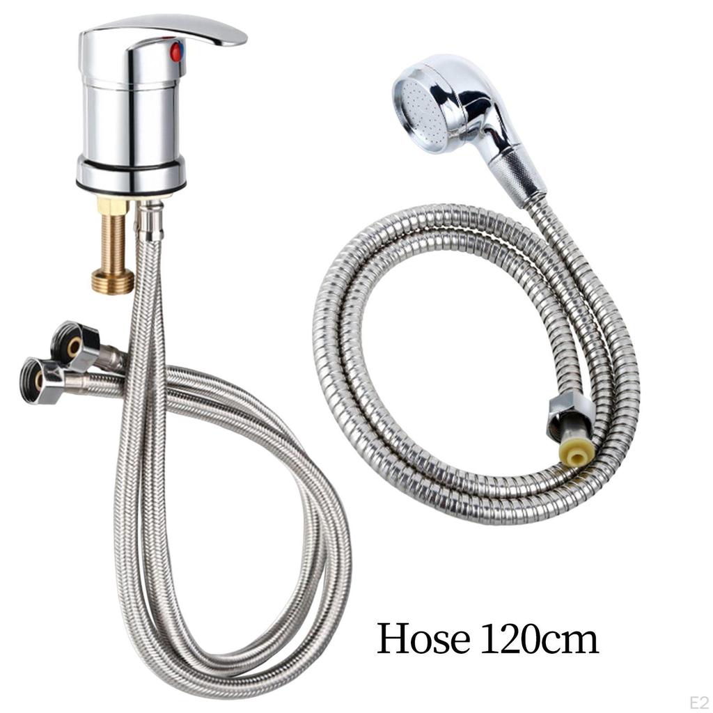 Sink Faucet Sprayer with 1.2M Hose for Salon Shampoo Bowl Anti Splashing Accessory Single Handle To