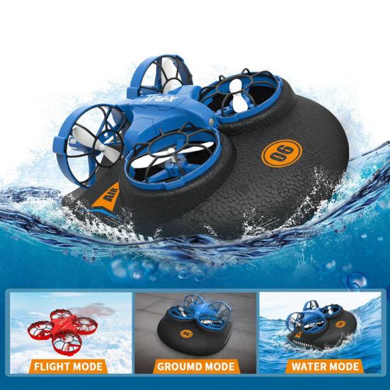 Remote Control Airplane Mini Drone One Key Take Off-Landing 3 In 1 Toy Altitude Hold Headless Mode 360 Degree Flips Car Mode Boys Girls Toy