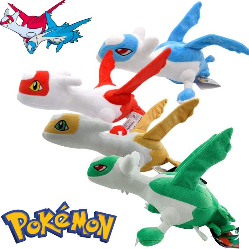 Large Shiny Rainbow-colored Latias And Latios Plushies