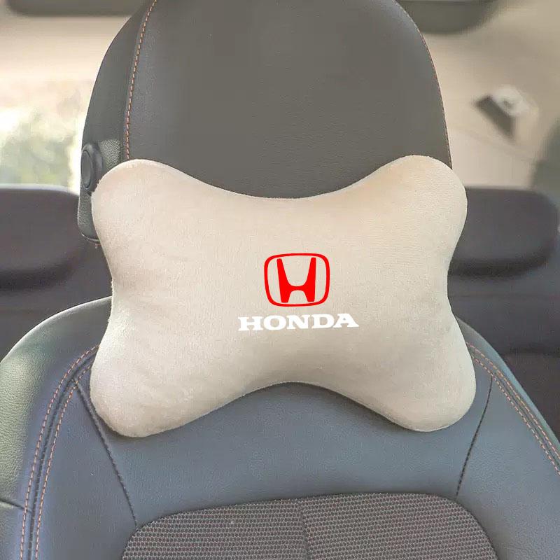 Car Seat Head Neck Rest for Honda Civic Accord City Fit Mugen CR-V Pilot HRV Envix Odyssey Cushion Headrest Pillow Seat Belt Pad