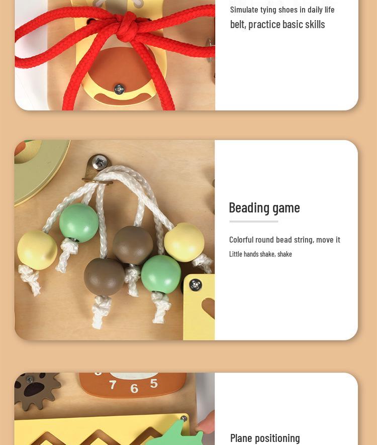 Best-selling Busy Board: Multifunctional Sensory Learning Toy for Children Aged 3-6.