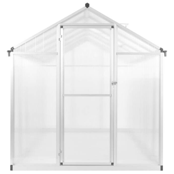 VidaXL Serre Aluminium 362x190x195 cm Serre de Jardin Légume Plante Jardinage 45216