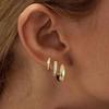 Dainty Gold Plated Tiny Hoop Earrings for Women CZ Zircon Stackable Cartilage Ear Cuff Piercing Hoops Huggies Zircon Girls Gift
