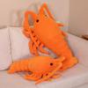 Lobster Plush Toy Soft Sofa Cushion Cute Sea Animal Doll Plushie Ornament Simulation Stuffed Lobster Doll Bedroom Sleep Pillow Birthday Gifts