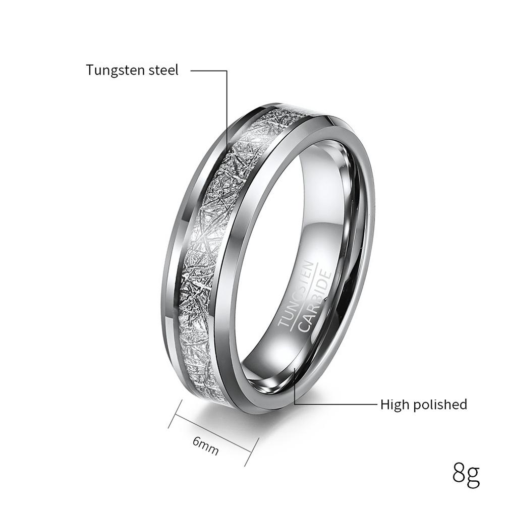 4mm/6mm/8mm Rose Gold Color Tungsten Carbide Rings Men's Wedding Band Engagement Ring