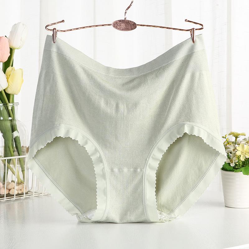 

Seamless High-Waisted Plus Size Breathable Triangle Panties, Extra Large, One-Piece, 200 Jin Plus Size [120-200 Jin]