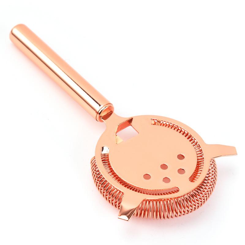 Filtru pentru cuburi de gheață din oțel inoxidabil pentru cocktail bar Shaker pentru vin Băutură mixtă Filtru pentru barman Instrumente profesionale Accesorii