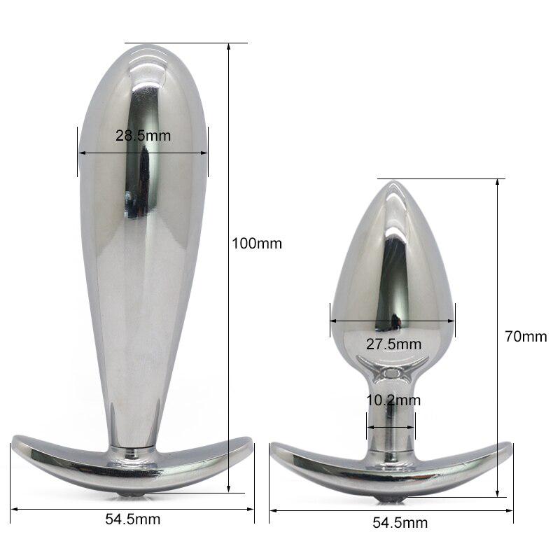 Jewel Anal Plug Metal Anal Plug Anal Butt Plug 2 Types Sex Toys for Couples Sex Product