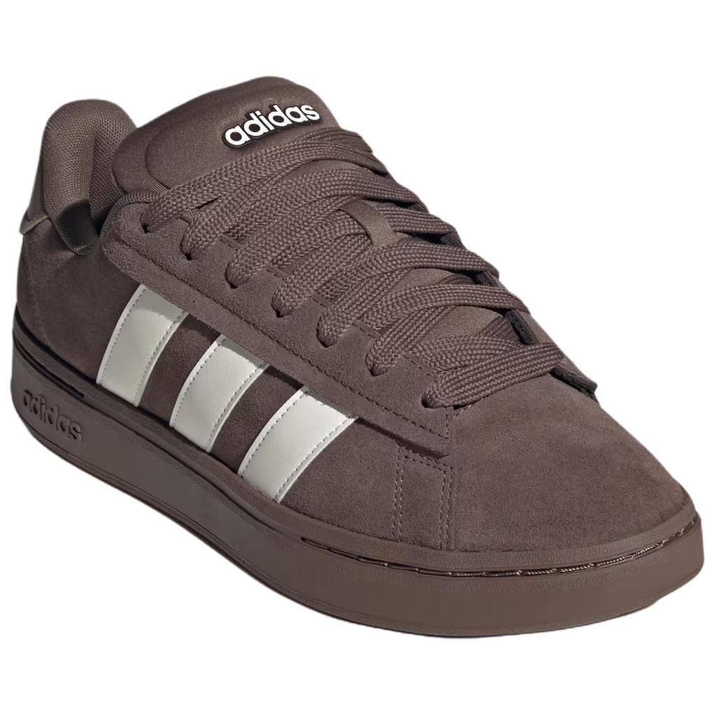 Adidas Grand Court Alpha Comfortable Versatile Sneakers Unisex Sneakers Brown IH1357