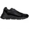 Zapatillas Iceberg de cuero italiano nuevas totalmente negras - Talla: 40