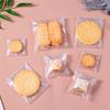 100Pcs Frosted Polka Dot Biscuit Snack Self-adhesive Snowflake Crisp Candy Party Gift Packaging Bags