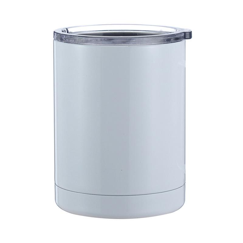 12 oz Kaffeetasse, Vakuumisolierte Campingtasse mit Deckel, doppelwandiger Edelstahl-Reisebecher für Zuhause, Büro, Schreibtisch