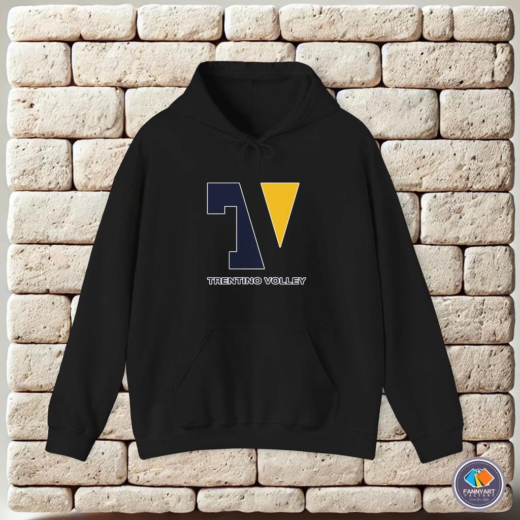 hoodie-Casual Pullover Sweatshirt Trentino Volley Volleyball Team