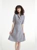 Alleno Tweed Dress Blue