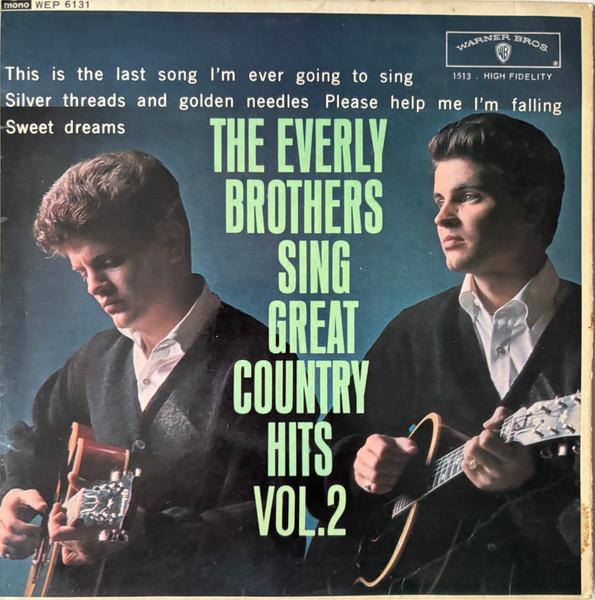 

7inch Record EVERLY BROTHERS Sing Great Country Hits Vol. 2 WEP6131 WARNER BROS. 1964 UK Rock Used
