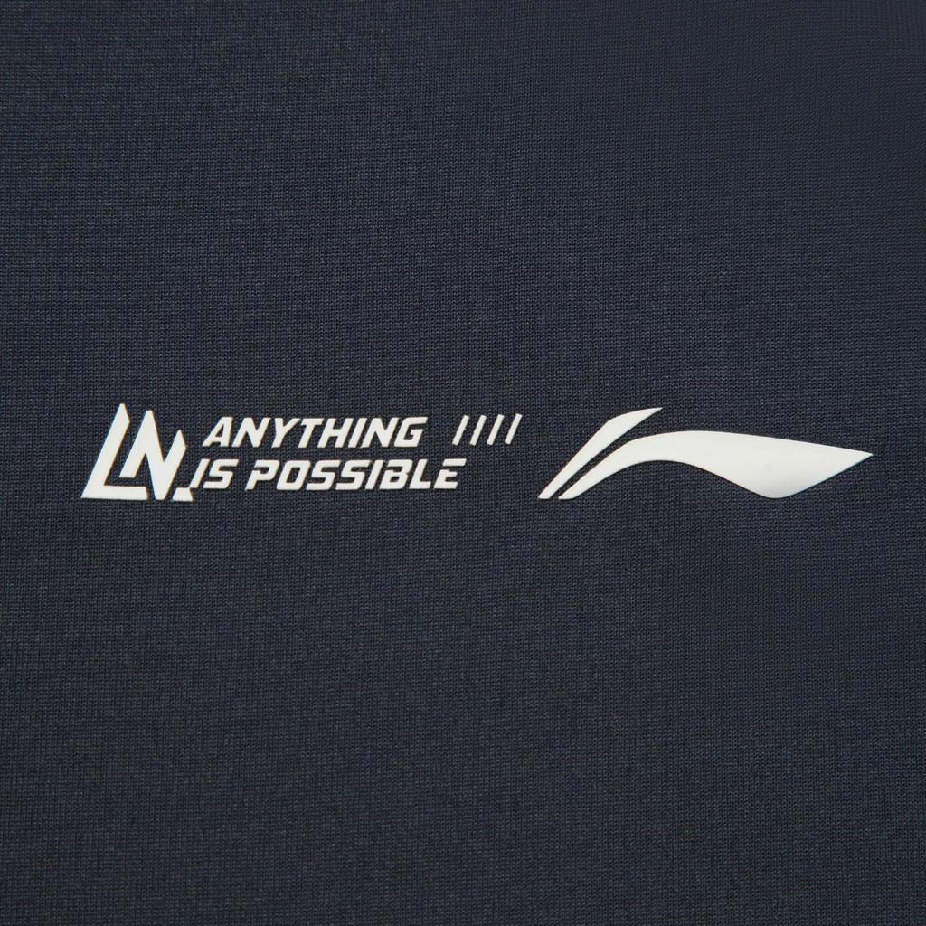 Li-Ning Fitness Series Letter Print Moisture-Wicking Quick-Dry Round Neck Short Sleeve T-Shirt Men tops ATSV283-3
