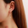 Punk metal Long Chain Earrings For Women Tassel Jewelry Simple Metal Stud Earring Boucle DOreille
