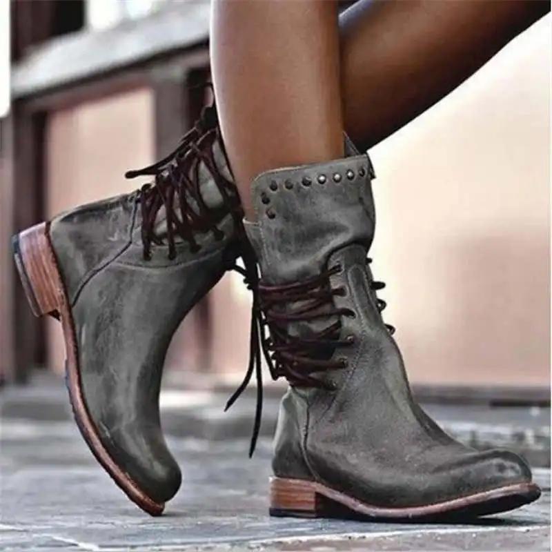 Fashion Barefoot Gothic Woman Cheussure Women's Winter Boots Jooging Women's Over Ankle Boots Exercise Wedge Shoes Large Platform Tennis